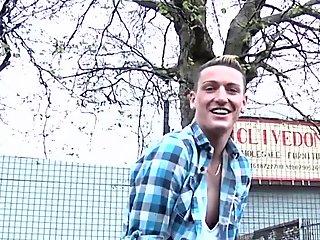 Three Amateur Twinks Picked Up And Bang In A Vehicle