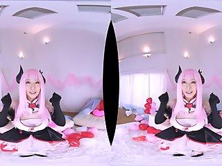 Rin Asuka EvE Channel VR; Japanese Little Devil Cosplay