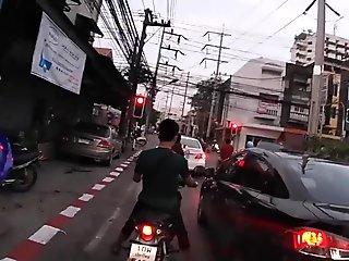 Horny Asian teen and her best friend enjoyed hot trip and hardcore sex