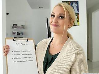 Stepson getting more points for having stepmom suck his cock