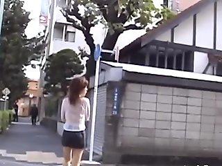 Superb public flashing sex