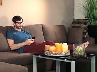 Blonde masseuse cumshot