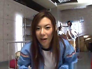 Lovely Yamashiro cums after sweet fuck